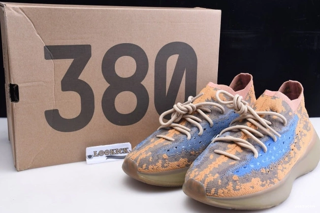 REFLECTIVE ADIDAS BOOST 380 OAT YEEZY BLUE FX9847 0729